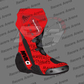 Maverick Vinales Winter Test 2023 Motorbike Race Boot